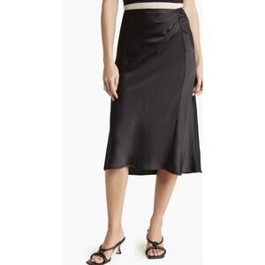 Elegant Black A-Line Skirt